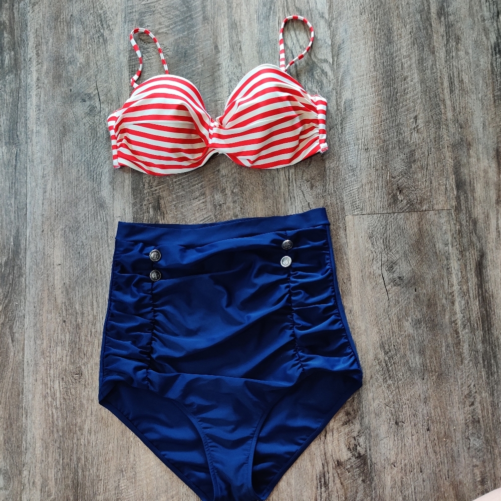 COCOSHIP Retro Style Bikini